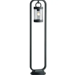 Lampioni Da Giardino-Selezionato da Mazzolaluce Lampione da giardino antracite con sensore crepuscolare