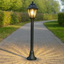 Lampioni Da Giardino-Top Light Lampione da giardino asti nero anti ruggine