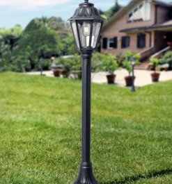 Lampioni Da Giardino-Top Light Lampione da giardino asti nero anti ruggine