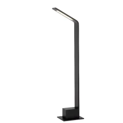 Lampioni Da Giardino-Selezionato da Mazzolaluce Lampione da giardino 60cm nero design modereno sottile led 6w 3000k