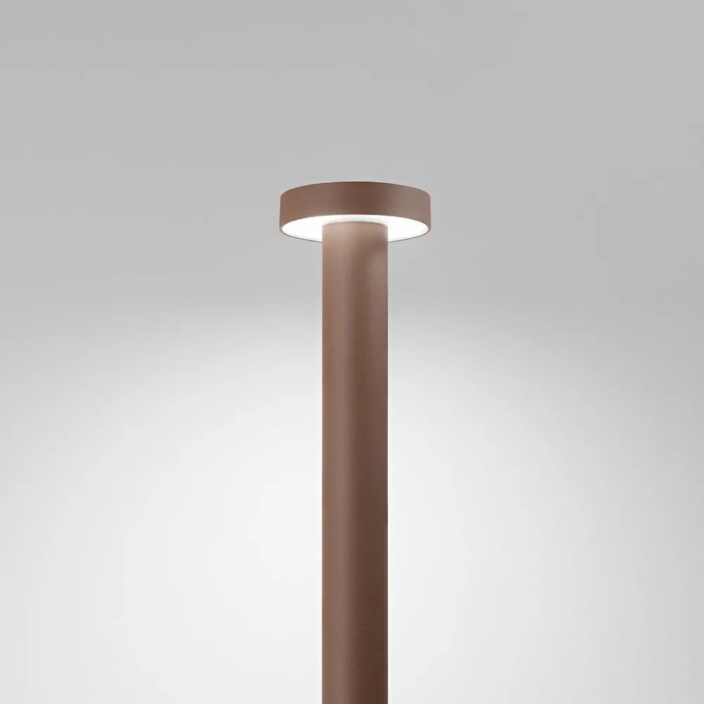 Lampioni Da Giardino-Perenz Illuminazione Lampione da giardino corten opaco led 12w 3000k h60 cm ip65