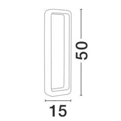 Lampioni Da Giardino-Selezionato da Mazzolaluce Lampione da giardino design moderno antracite led 6w 3000k