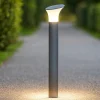 Lampioni Da Giardino-Selezionato da Mazzolaluce Lampione da giardino design moderno grigio 70cm ip44