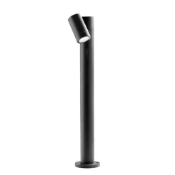 Lampioni Da Giardino-Gea Luce Lampione da giardino orientabile ip65 antracite h70 cm