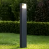 Lampioni Da Giardino-Gea Luce Lampione da giardino led 9w antracite ip54 h100 cm