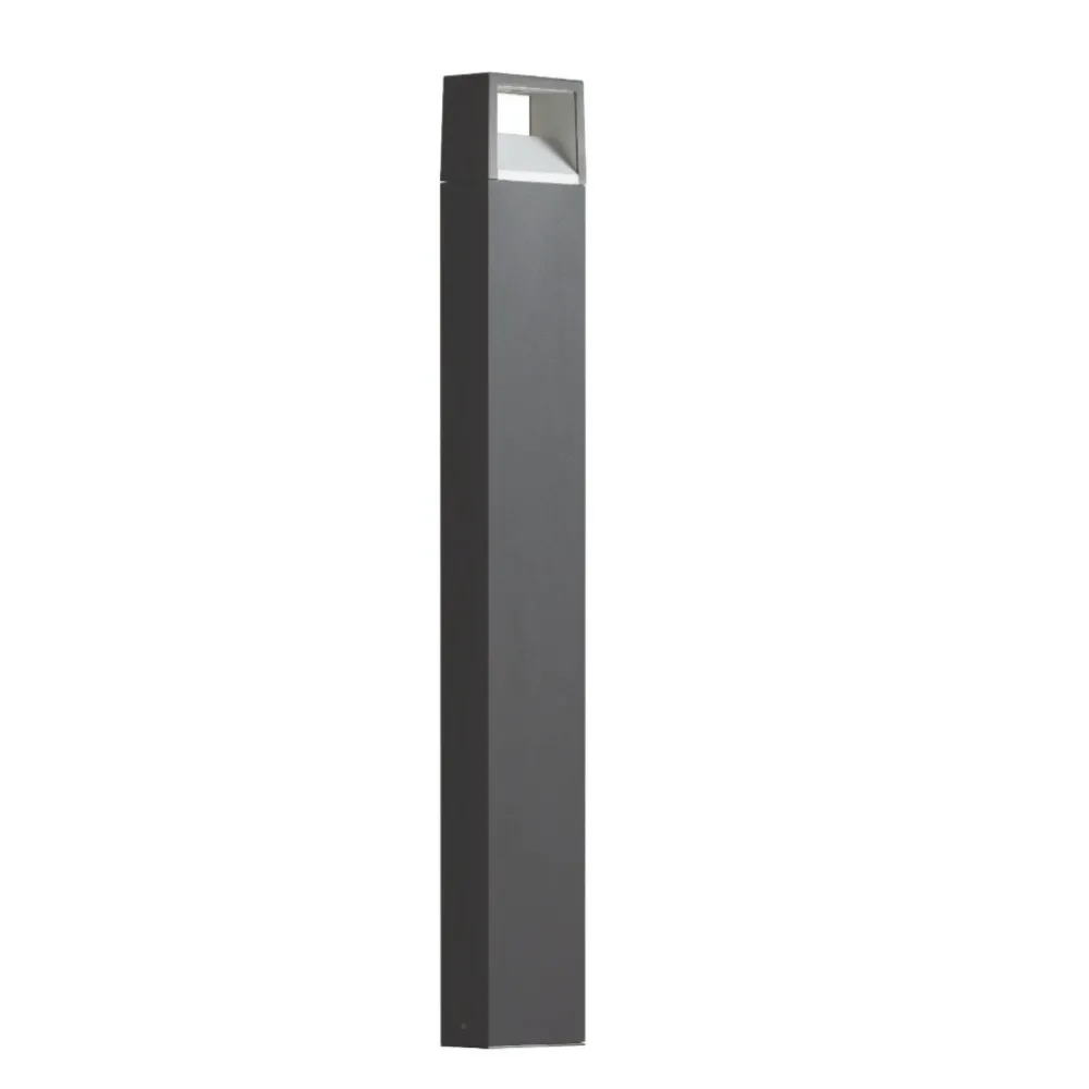 Lampioni Da Giardino-Gea Luce Lampione da giardino led 9w antracite ip54 h100 cm