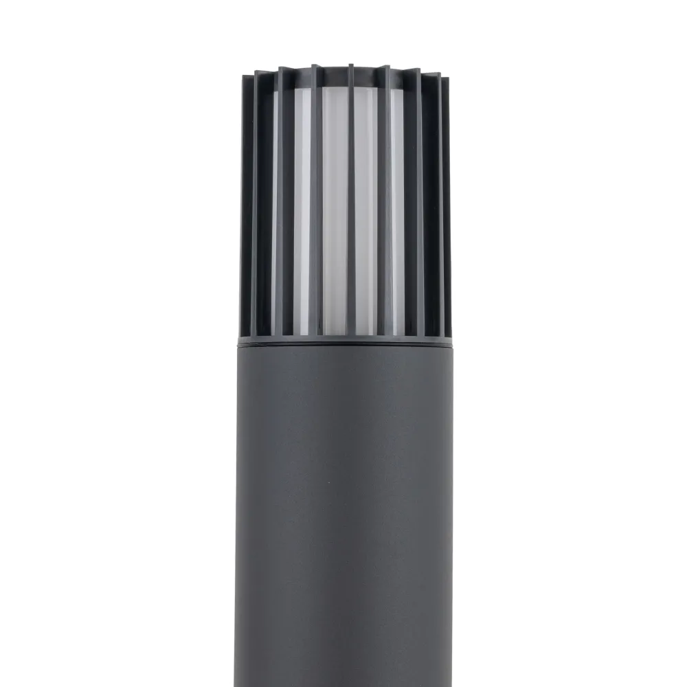 Lampioni Da Giardino-Selezionato da Mazzolaluce Lampione da giardino grigio antracite cilindro moderno e27 ip54
