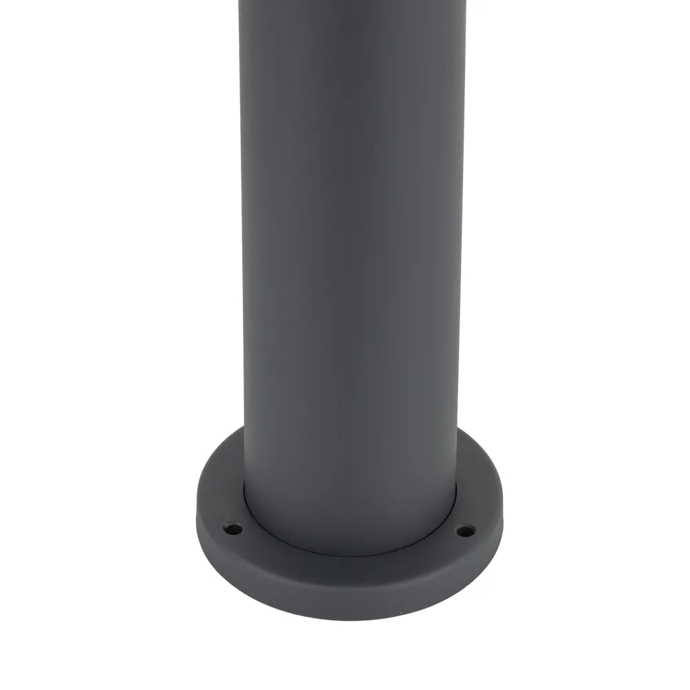 Lampioni Da Giardino-Selezionato da Mazzolaluce Lampione da giardino grigio antracite cilindro moderno e27 ip54