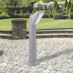 Lampioni Da Giardino-Top Light Lampione da giardino grigio anti ruggine 94cm trento