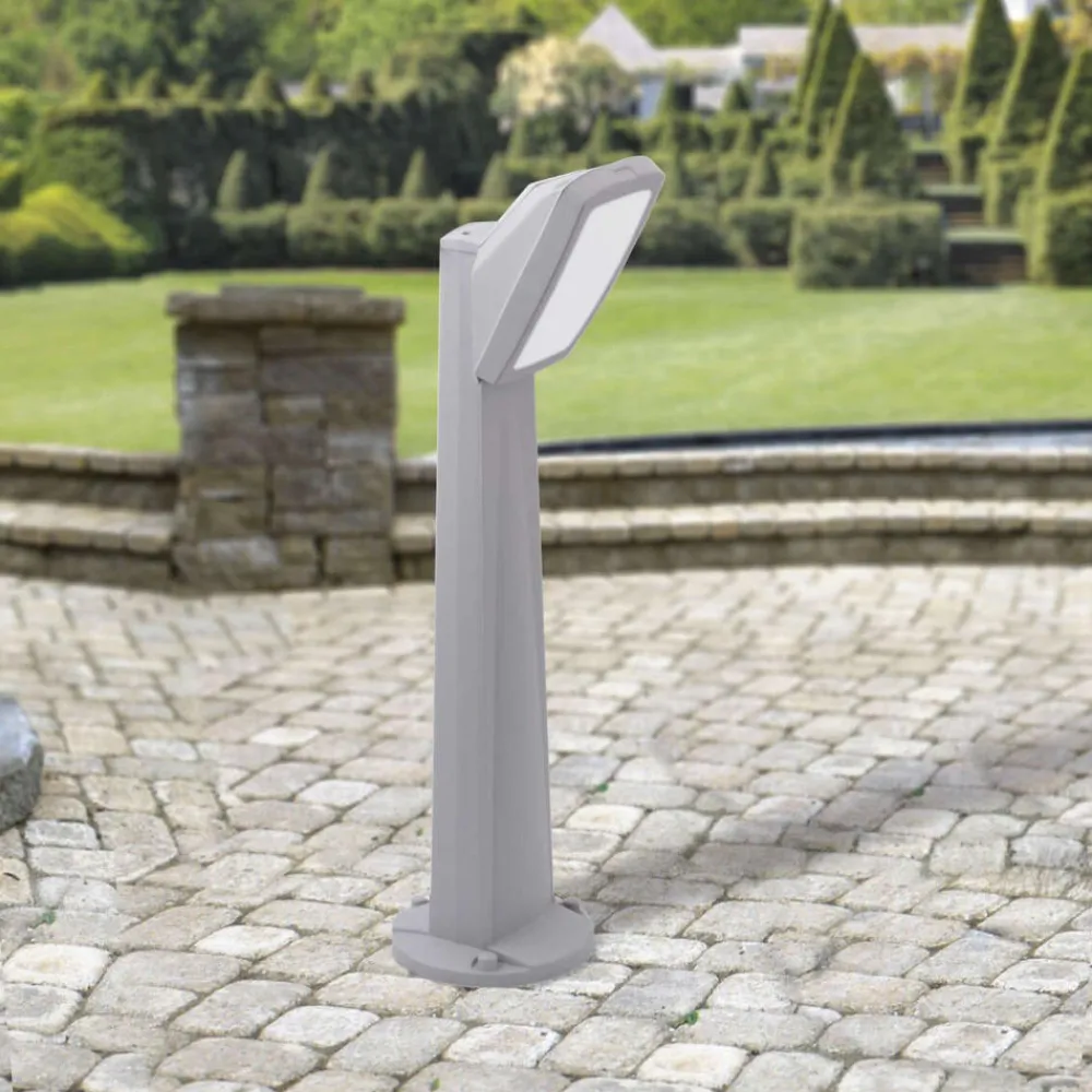 Lampioni Da Giardino-Top Light Lampione da giardino grigio anti ruggine 94cm trento