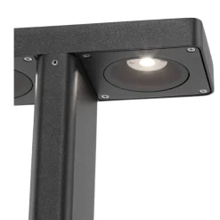 Lampioni Da Giardino-Selezionato da Mazzolaluce Lampione da giardino grigio moderno led 16w 3000k