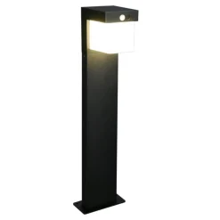 Lampioni Da Giardino-Selezionato da Mazzolaluce Lampione da giardino ibrido luce solare led con sensore di movimento crepuscolare