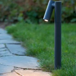 Lampioni Da Giardino-Selezionato da Mazzolaluce Lampione da giardino ip65 led 5w 3000k con spot luce orientabile