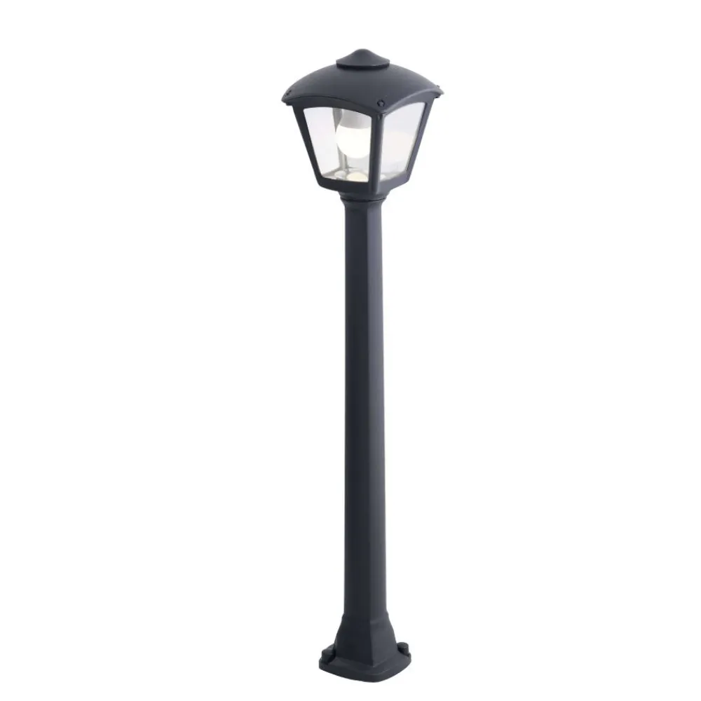 Lampioni Da Giardino-Top Light Lampione da giardino lerici nero anti corrosione ip55