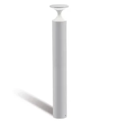 Lampioni Da Giardino-Selezionato da Mazzolaluce Lampione da giardino moderno design cilindro bianco led 13w 3000k ip65
