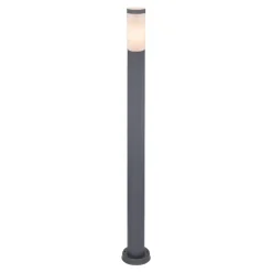 Lampioni Da Giardino-Selezionato da Mazzolaluce Lampione da giardino moderno cilindro grigio antracite