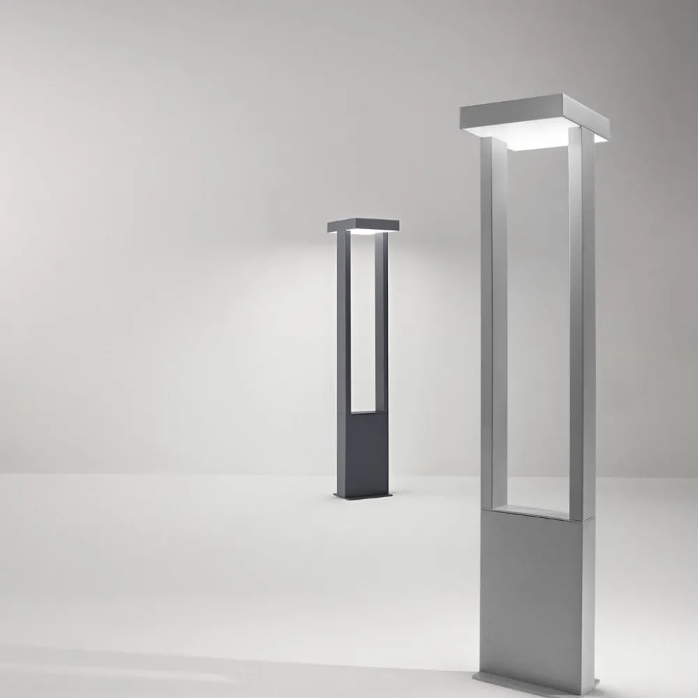 Lampioni Da Giardino-Perenz Illuminazione Lampione da giardino moderno ip65 antracite led 3000k