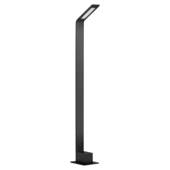 Lampioni Da Giardino-Selezionato da Mazzolaluce Lampione da giardino moderno nero led 7w 3000k