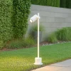 Lampioni Da Giardino-Selezionato da Mazzolaluce Lampione da giardino moderno bianco luce orientabile 13w 3000k ip65