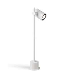 Lampioni Da Giardino-Selezionato da Mazzolaluce Lampione da giardino moderno bianco luce orientabile 13w 3000k ip65