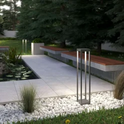 Lampioni Da Giardino-Top Light Lampione da giardino moderno antracite led 10w 3000k monaco