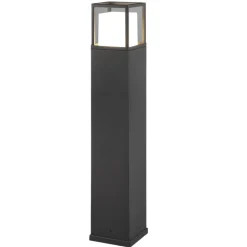 Lampioni Da Giardino-Selezionato da Mazzolaluce Lampione da giardino moderno grigio antracite led 14w cct ip54