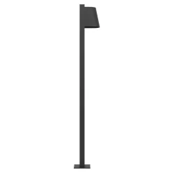 Lampioni Da Giardino-Selezionato da Mazzolaluce Lampione da giardino moderno nero ip54 gu10