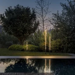 Lampioni Da Giardino-Ideal Lux Lampione da giardino moderno jedi pt h120 antracite led 19w 3000k