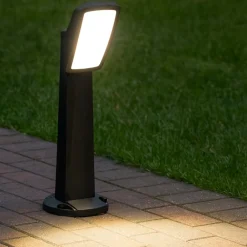 Lampioni Da Giardino-Top Light Lampione da giardino nero anti corrosione trento ip66