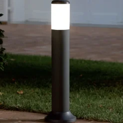 Lampioni Da Giardino-Selezionato da Mazzolaluce Lampione da giardino nero design moderno 60cm ip54