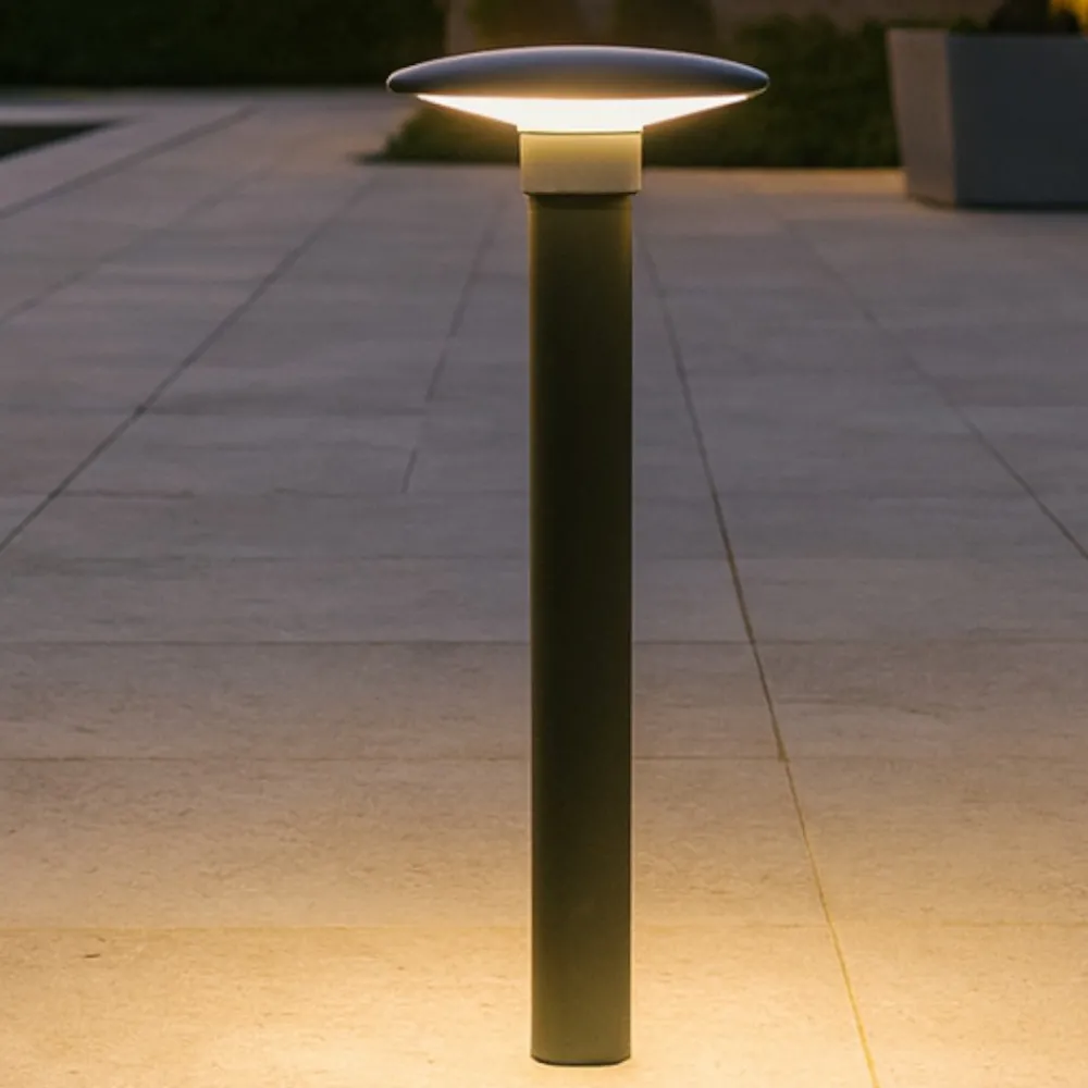 Lampioni Da Giardino-Selezionato da Mazzolaluce Lampione da giardino per esterno grigio grafite led 18w 4000k