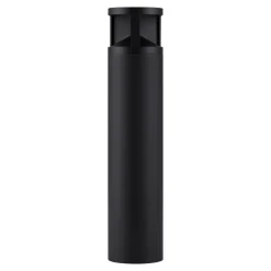 Lampioni Da Giardino-Selezionato da Mazzolaluce Lampione da giardino tubolare led 24w 3000k nero moderno