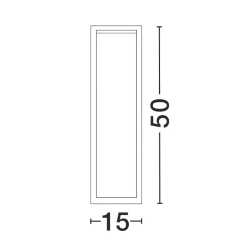 Lampioni Da Giardino-Selezionato da Mazzolaluce Lampione design moderno da giardino grigio led 7w 3000k