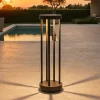 Lampioni Da Giardino-Selezionato da Mazzolaluce Lampione design moderno da giardino nero led 8w 3000k