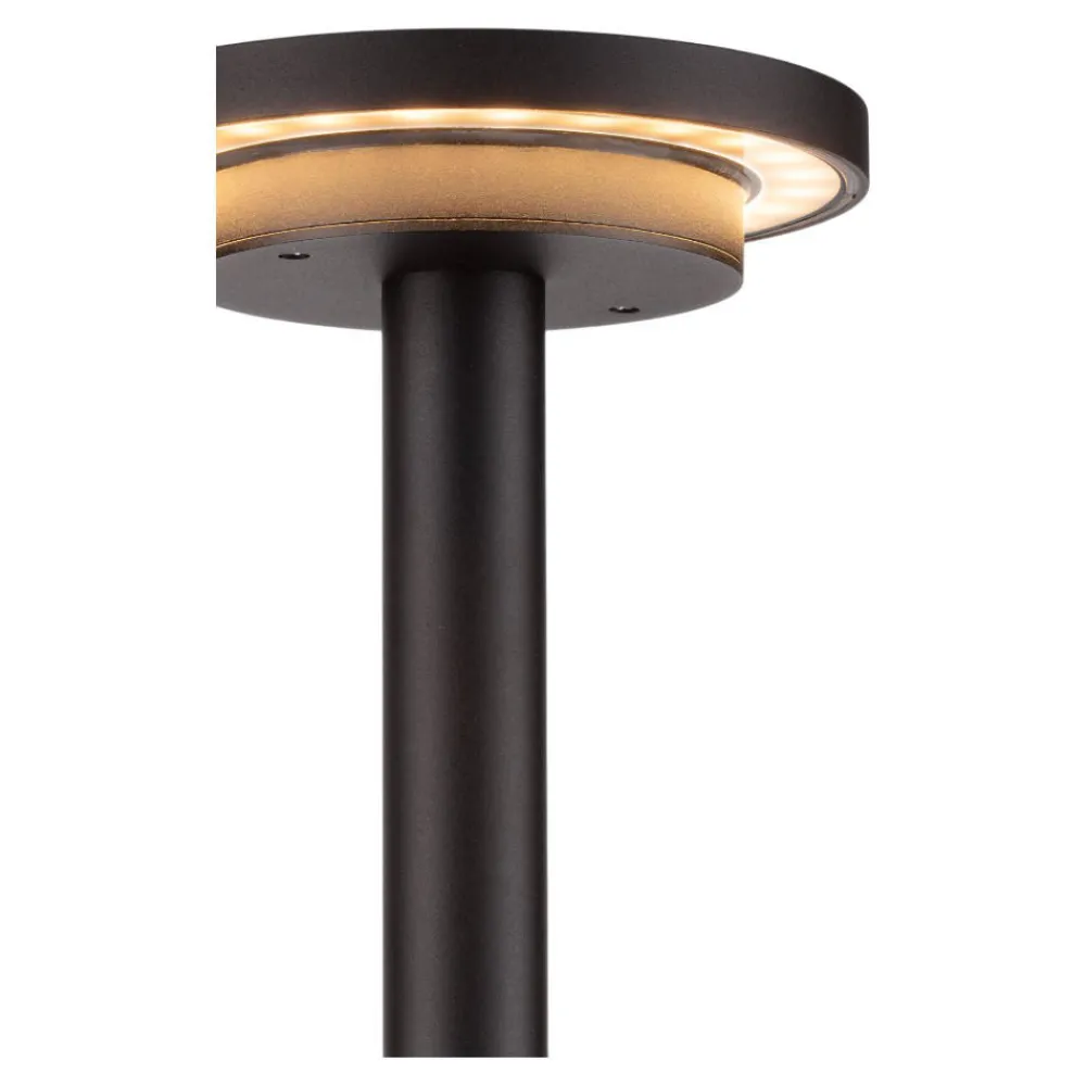 Lampioni Da Giardino-Selezionato da Mazzolaluce Lampione ga giardino per esterno moderno nero led 12w 3000k