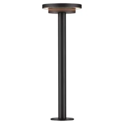 Lampioni Da Giardino-Selezionato da Mazzolaluce Lampione ga giardino per esterno moderno nero led 12w 3000k