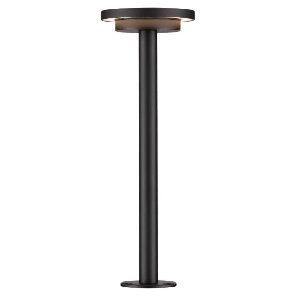 Lampioni Da Giardino-Selezionato da Mazzolaluce Lampione ga giardino per esterno moderno nero led 12w 3000k