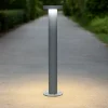 Lampioni Da Giardino-Selezionato da Mazzolaluce Lampione grigio da giardino led 7w 4000k design moderno fp