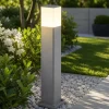 Lampioni Da Giardino-Top Light Lampione grigio per giardino moderno como