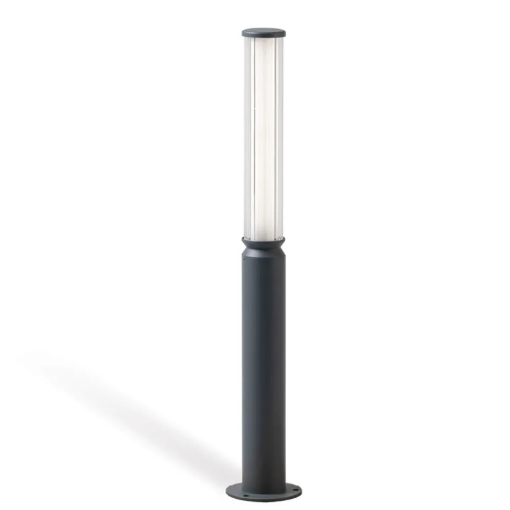 Lampioni Da Giardino-Selezionato da Mazzolaluce Lampione led da giardino moderno 12w 3000k grafite ip65