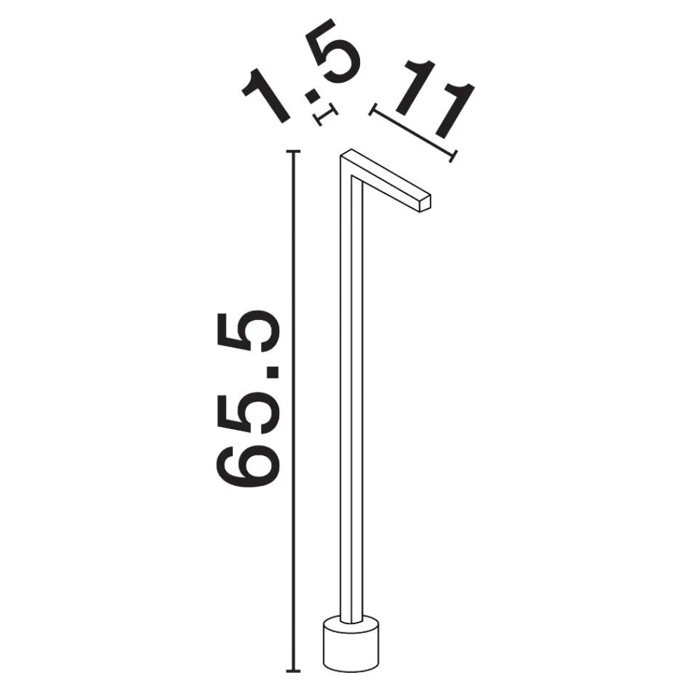 Lampioni Da Giardino-Selezionato da Mazzolaluce Lampione led 5w 3000k da giardino design nero