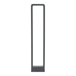 Lampioni Da Giardino-Selezionato da Mazzolaluce Lampione led 10w 3000k grigio antracite design moderno da giardino ip54