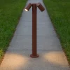Lampioni Da Giardino-Gea Luce Lampione marrone luci orientabili da giardino