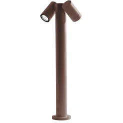 Lampioni Da Giardino-Gea Luce Lampione marrone luci orientabili da giardino