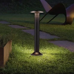 Lampioni Da Giardino-Selezionato da Mazzolaluce Lampione moderno a testa tonda led 8w 3000k per giardini