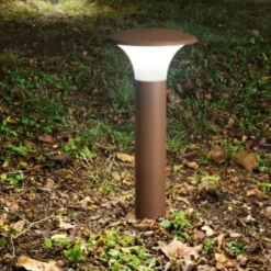 Lampioni Da Giardino-Gea Luce Lampione moderno da giardino marrone corten
