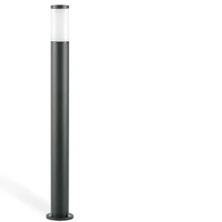 Lampioni Da Giardino-Selezionato da Mazzolaluce Lampione moderno da giardino paletto nero 100cm ip65