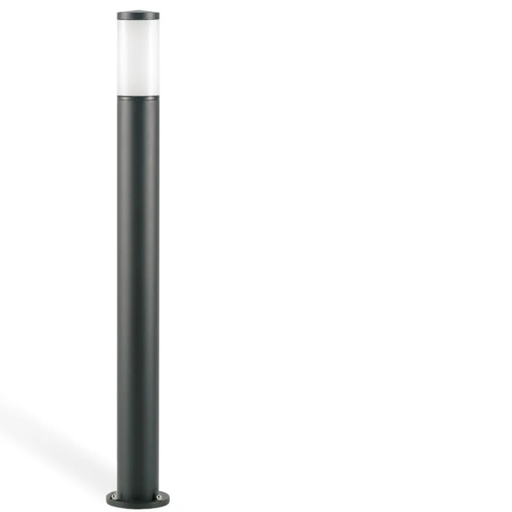Lampioni Da Giardino-Selezionato da Mazzolaluce Lampione moderno da giardino paletto nero 100cm ip65