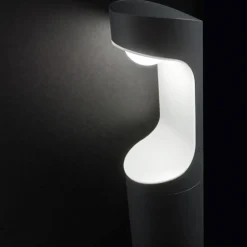 Lampioni Da Giardino-Gea Luce Lampione moderno da giardino nero anhur 9w 4000k