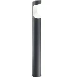 Lampioni Da Giardino-Gea Luce Lampione moderno da giardino nero anhur 9w 4000k